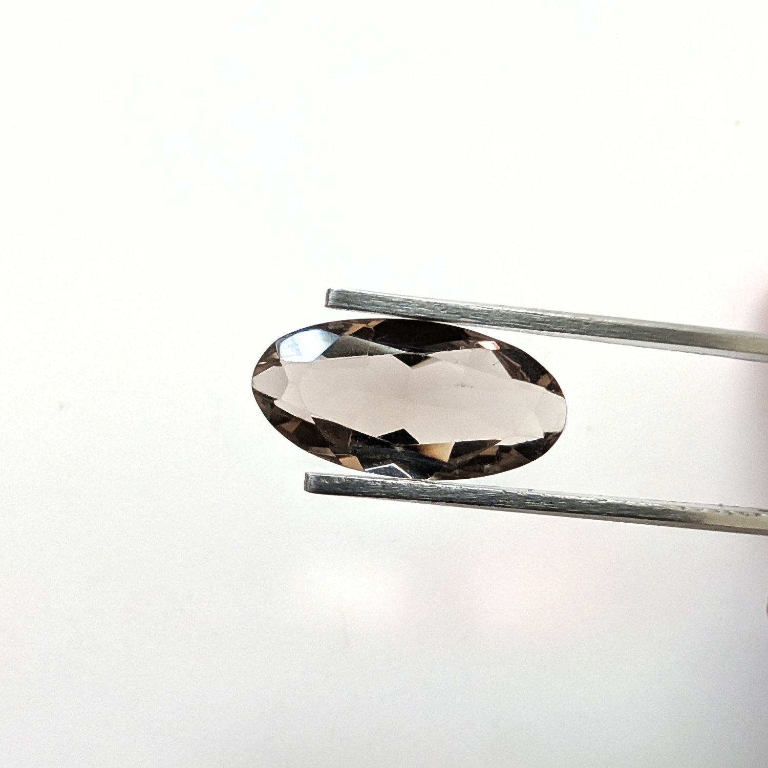 Smoky Quartz Oval - 15.8mm by 8.0mm