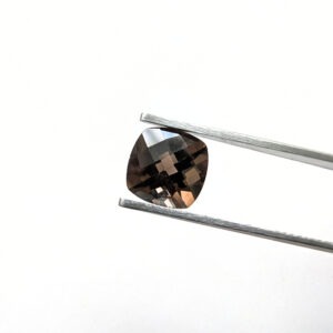 Smoky Quartz Square - 9mm