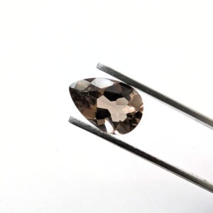 Smoky Quartz Teardrop - 12.0mm by 7.9mm