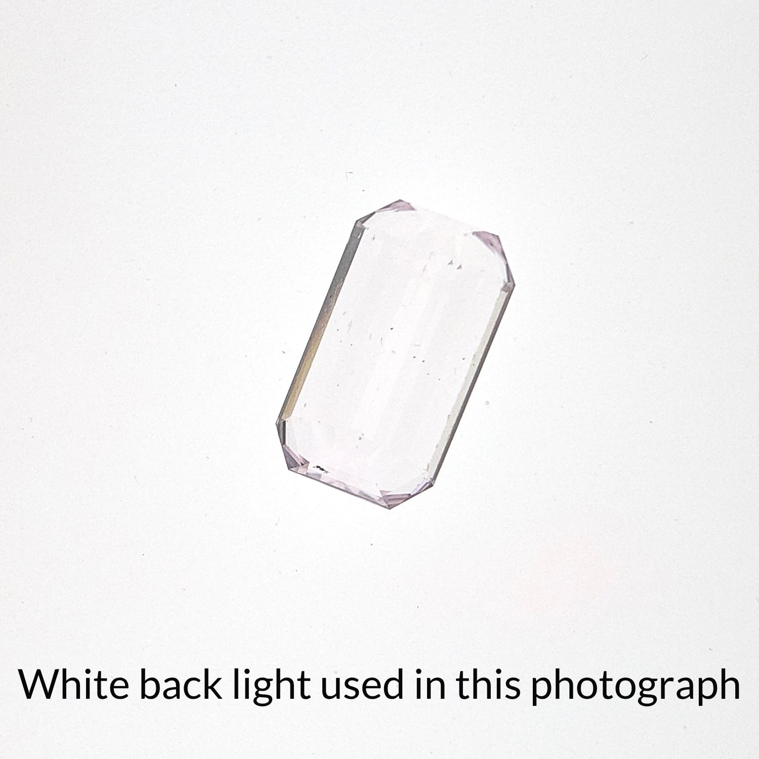 Kunzite Rectangle - 14.3mm by 8.3mm - Image 5