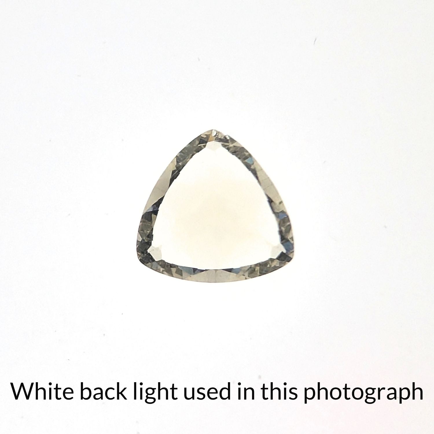 Yellow Citrine Trillion cut Triangle - 9mm - Image 5