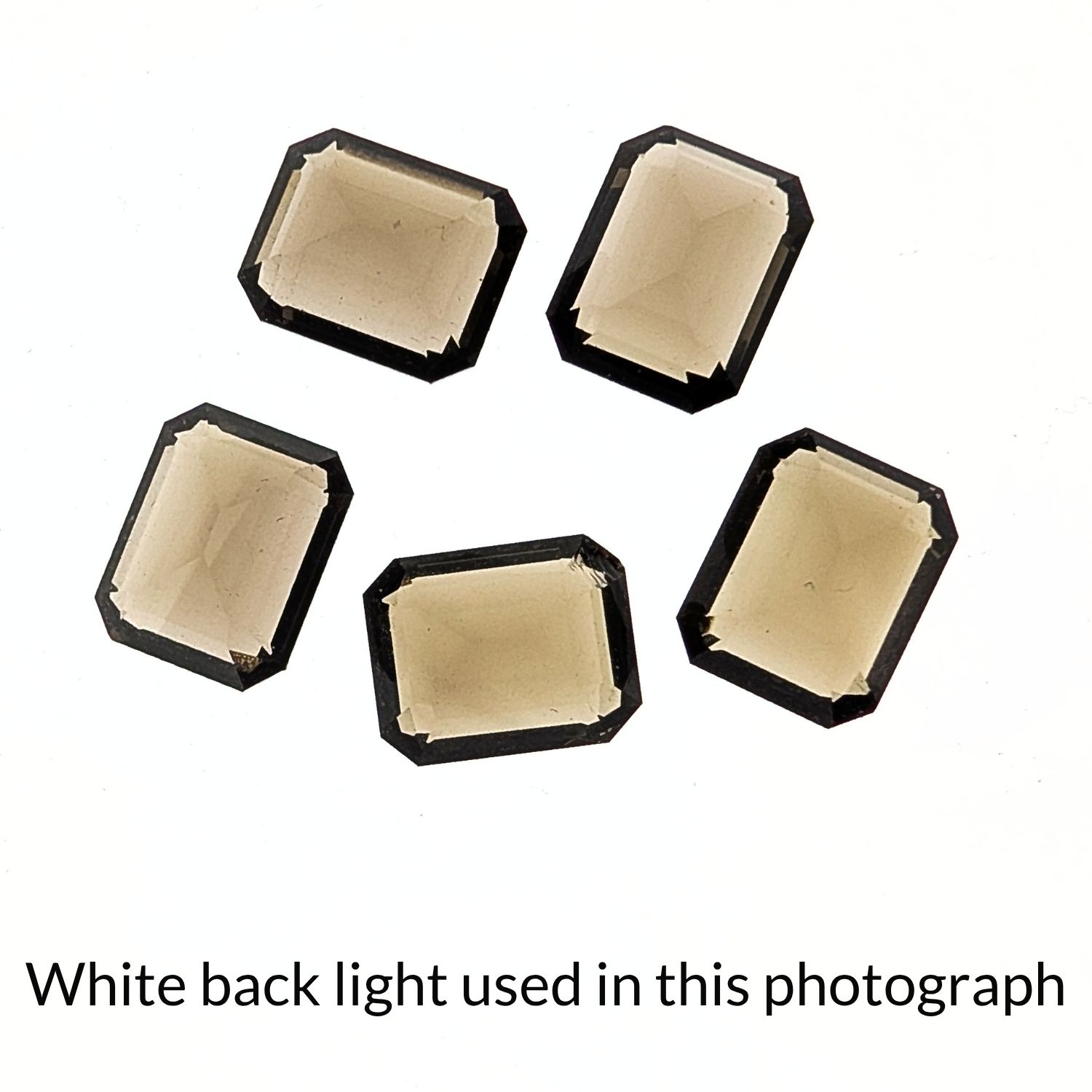 5 x Brown Smoky Quartz Rectangle Bundle - Image 6