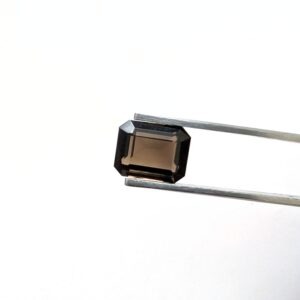 Brown Smoky Quartz Rectangle - 9.9mm by 7.9mm