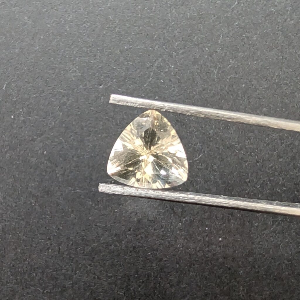 Citrine Trillion cut Triangle - 9mm