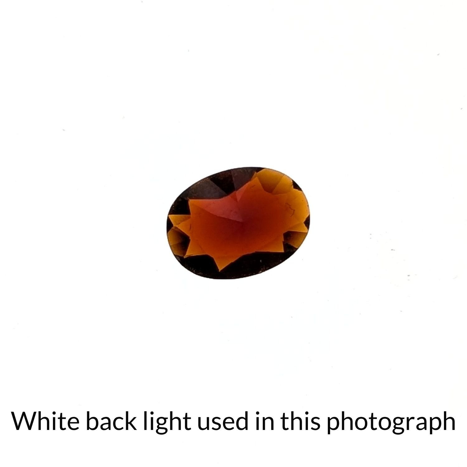 Red Pyrope Garnet Oval - 8.0mm by 6.0mm - Image 4