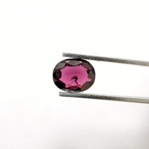 Purple Rhodolite Garnet Oval - 9.7mm by 7.8mm