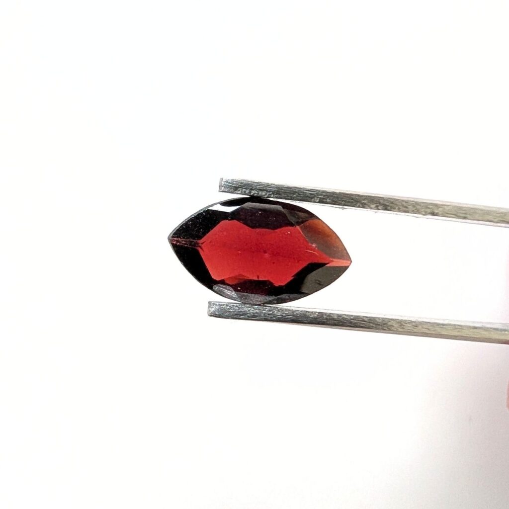 Red Almandine Garnet Marquise - 12.0mm by 6.9mm