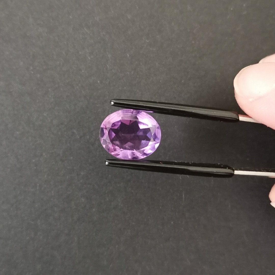 Amethyst Oval - 12mm by 9.9mm
