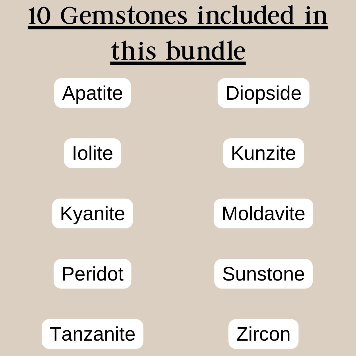 Gemstone Bench Guide Cheat Sheets Set 4 - Image 2