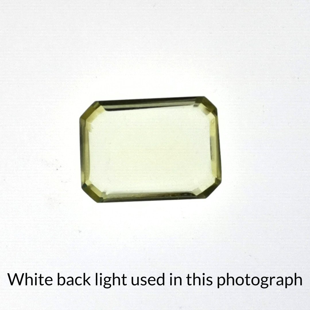 Yellow Citrine Rectangle - 17.8mm by 13mm - Image 4