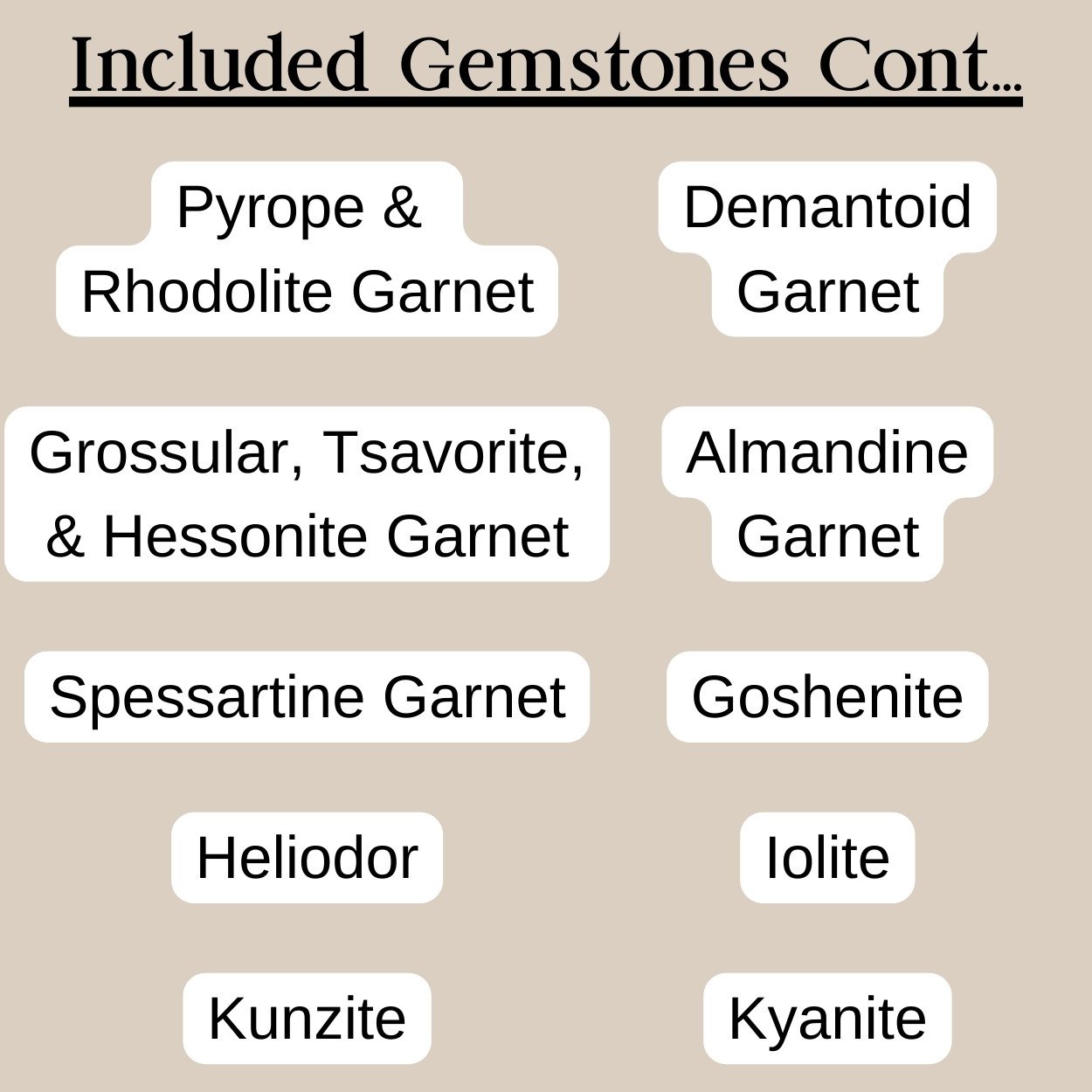 40 Faceted Gemstone Bench Guide Cheat Sheets - Image 3