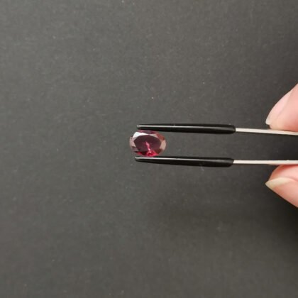 Pink Garnet Oval - 9.3mm by 6.6mm