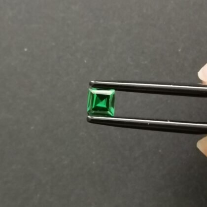 Green Tsavorite Garnet Square - 5mm