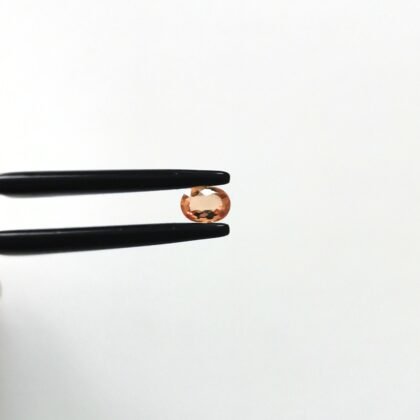 Orange Sapphire Oval - 5mm by 3.8mm