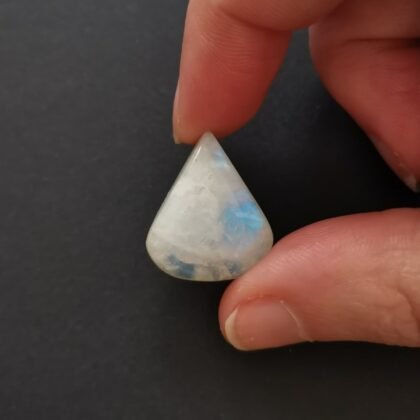 Teardrop Moonstone Cabochon – 22mm by 18.5mm