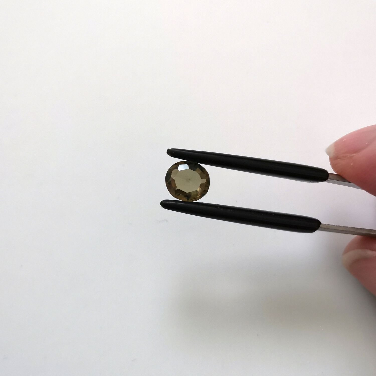 Green Zircon Oval - 6.8mm by 6.1mm - Image 2