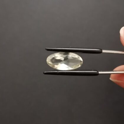 Pale Citrine Oval - 16.2mm by 8mm