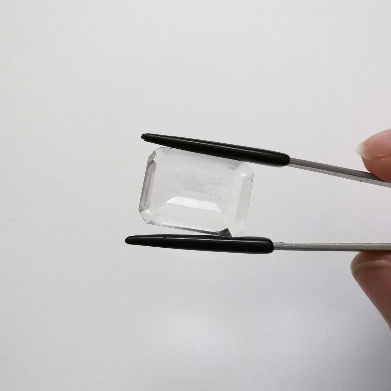 Clear Quartz Rectangle - 18mm by 13.2mm - Image 2