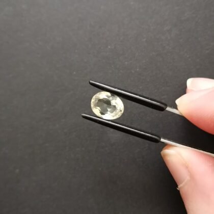 Prasiolite Oval - 10.2mm by 7.9mm