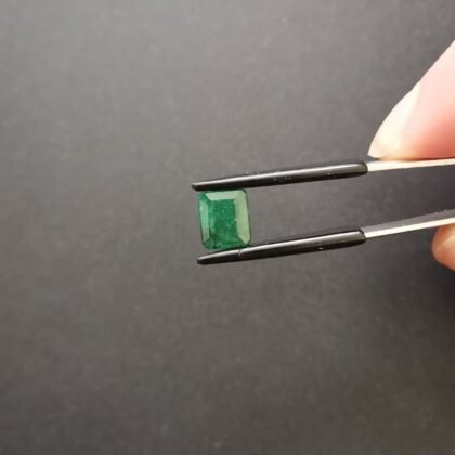 Emerald Rectangle - 8.4mm by 7.1mm