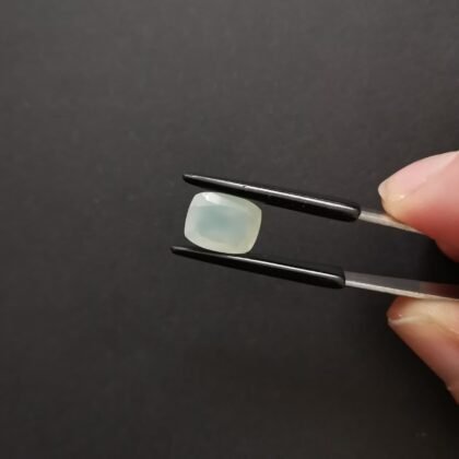 Blue Chalcedony Rectangle – 10.1mm by 8mm