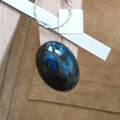 Oval Labradorite Cabochon - 27.4mm by 20.4mm