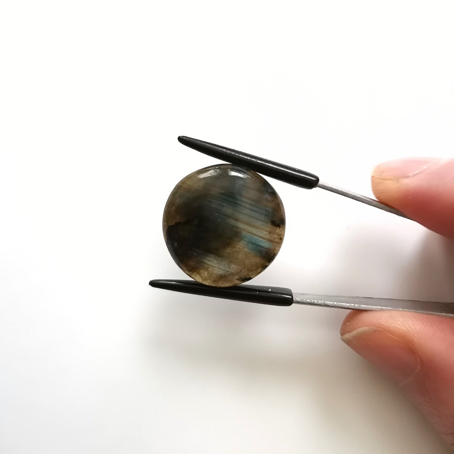 Round Labradorite Cabochon - 20.5 mm - Image 2