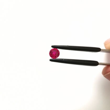 Lab Grown Pink Sapphire Round – 5.1mm