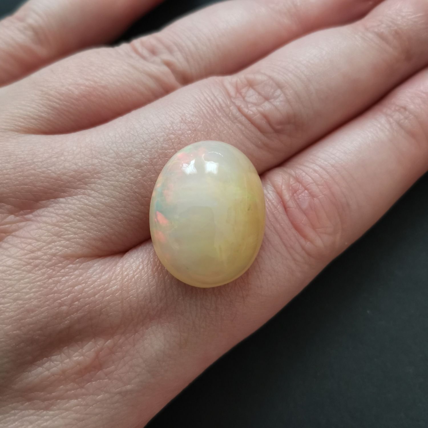 Opal Oval Cabochon – 21.6mm by 17.3mm - Image 6