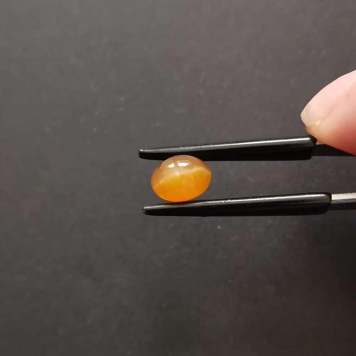 Oval Cat's Eye Opal - 8mm by 6.1mm