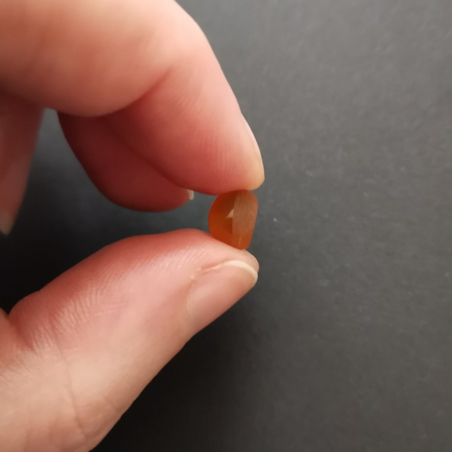 Oval Cat's Eye Opal - 8mm by 6.1mm - Image 3
