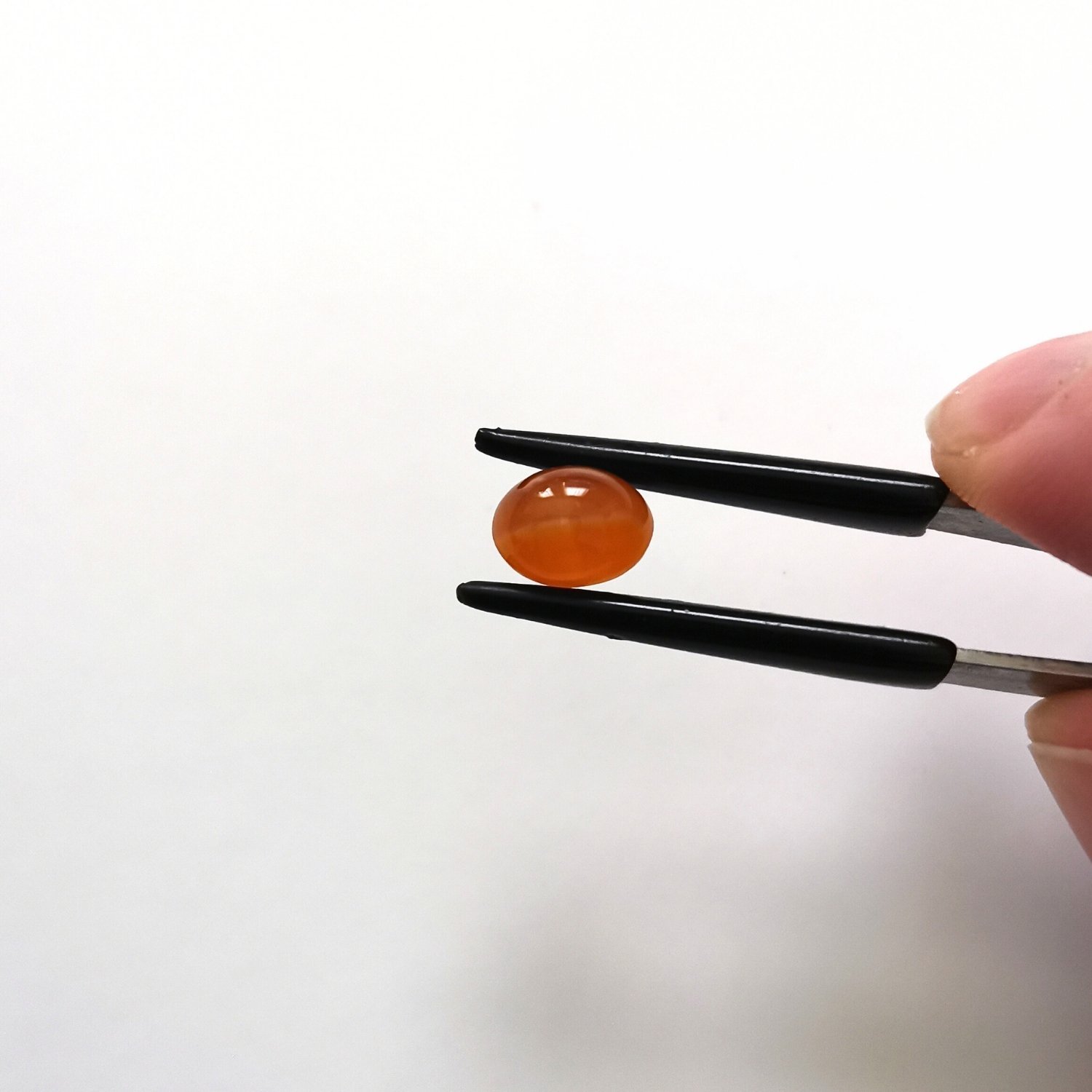Oval Cat's Eye Opal - 8mm by 6.1mm - Image 2