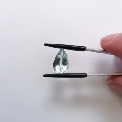 Aquamarine Teardrop - 14.5mm by 9.2mm