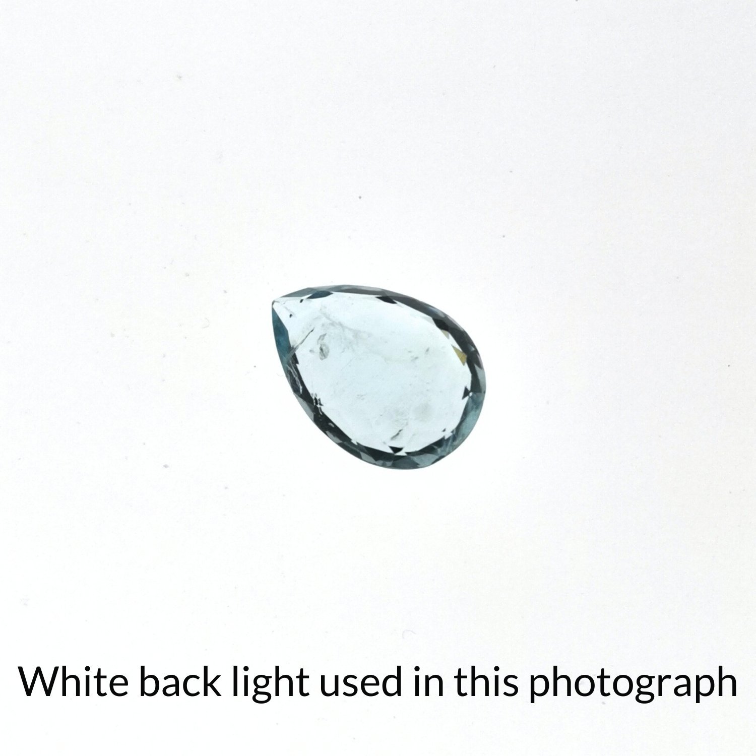 Aquamarine Teardrop - 12.5mm by 8.9mm - Image 4
