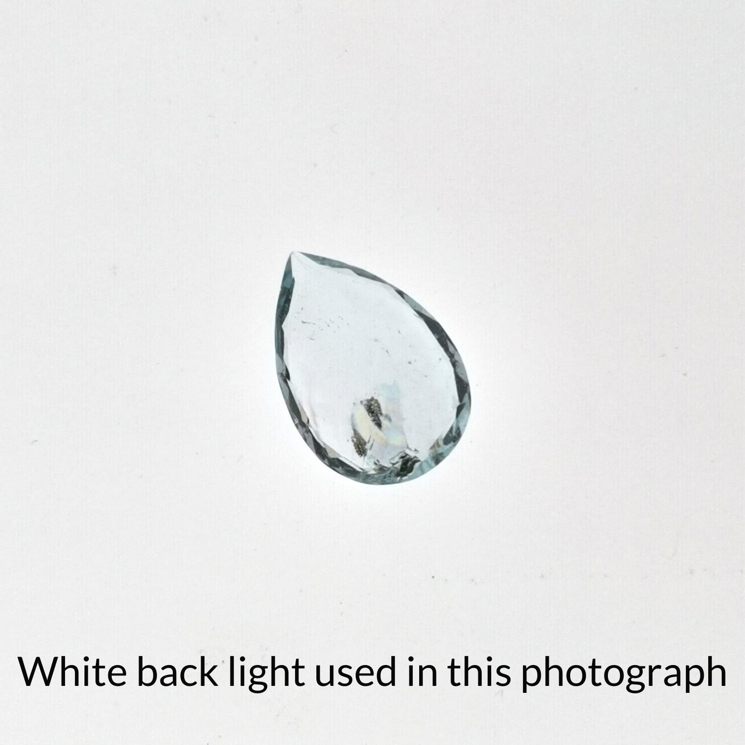 Aquamarine Teardrop - 13.6mm by 9.1mm - Image 4