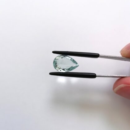 Aquamarine Teardrop - 13.6mm by 9.1mm