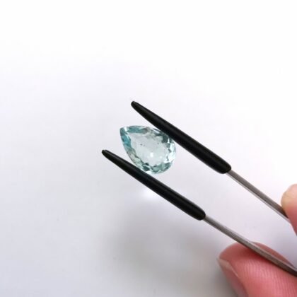 Aquamarine Teardrop - 12.9mm by 8.9mm