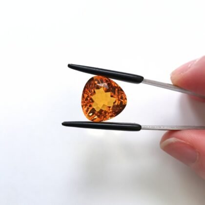Orange Citrine Triangle - 14.5mm