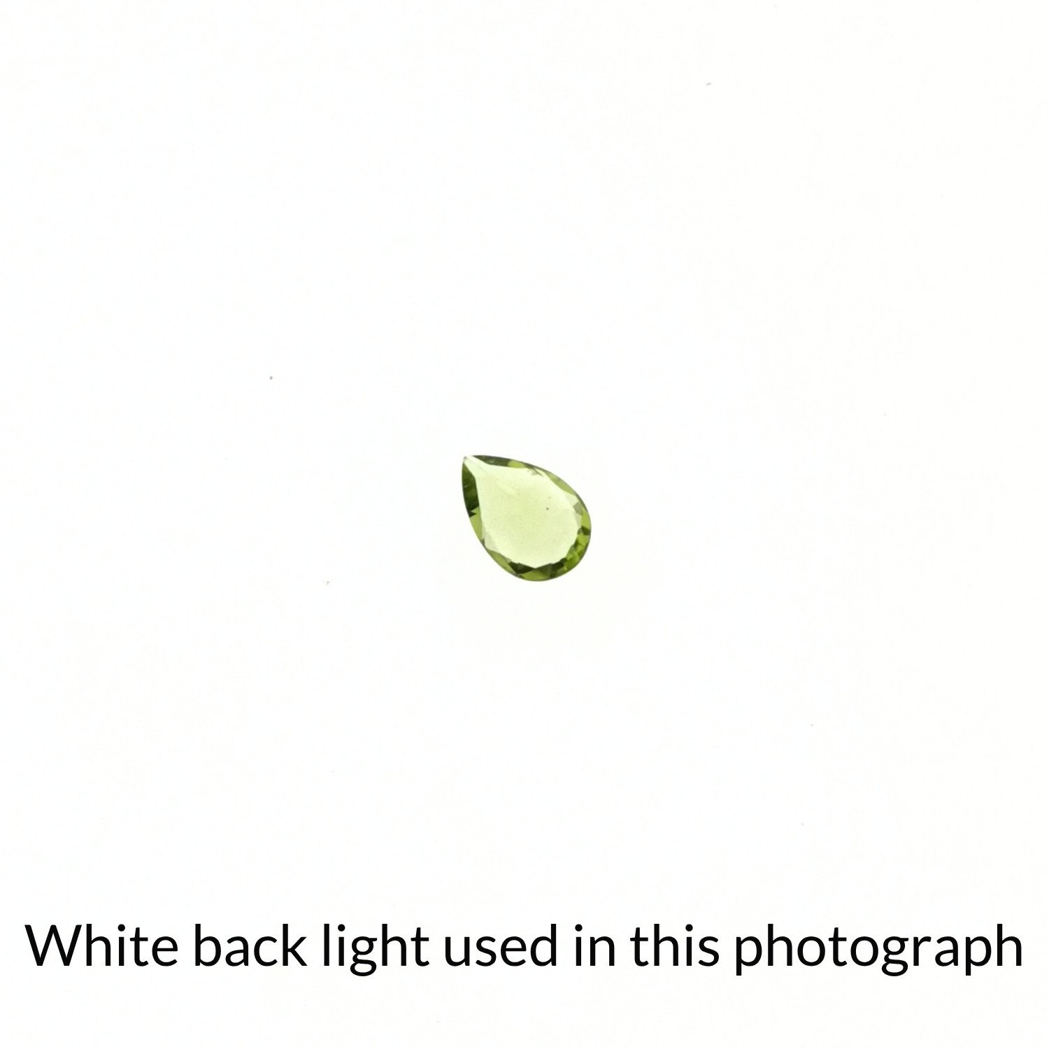 Peridot Teardrop - 6mm by 4mm - Image 4
