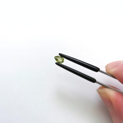 Peridot Teardrop - 6mm by 4mm