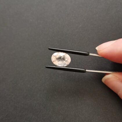 Rose Quartz Oval - 11.6mm by 8.5mm