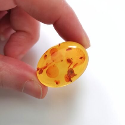 Oval Amber Cabochon – 29.6mm by 22mm