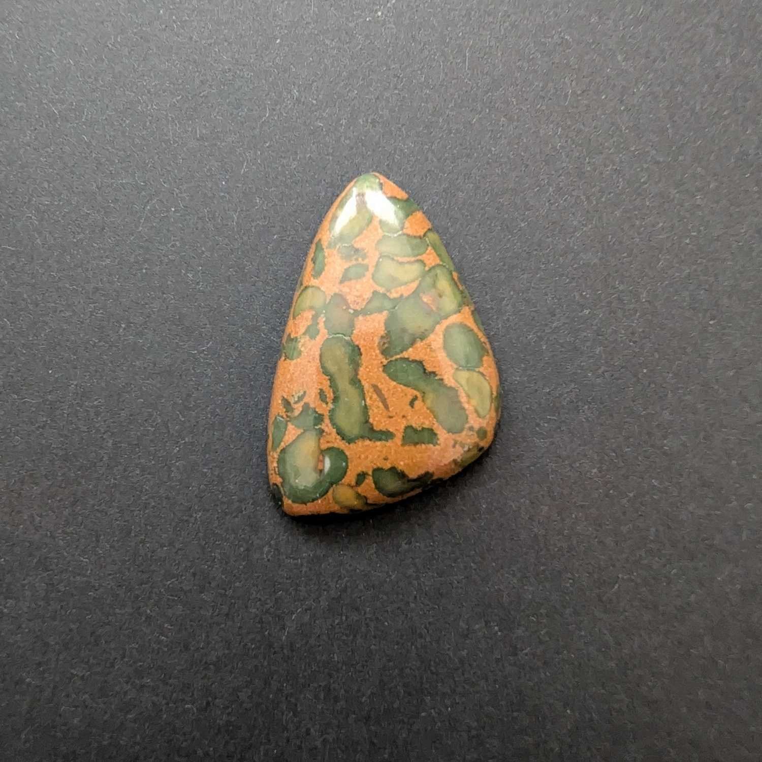 Freeform Fruit Jasper Cabochon - 29.6mm by 22.2mm