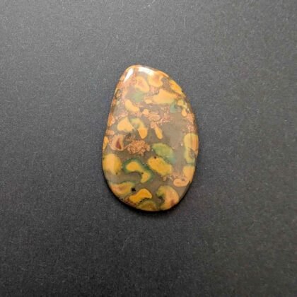 Freeform Fruit Jasper Cabochon - 36mm by 22.7mm