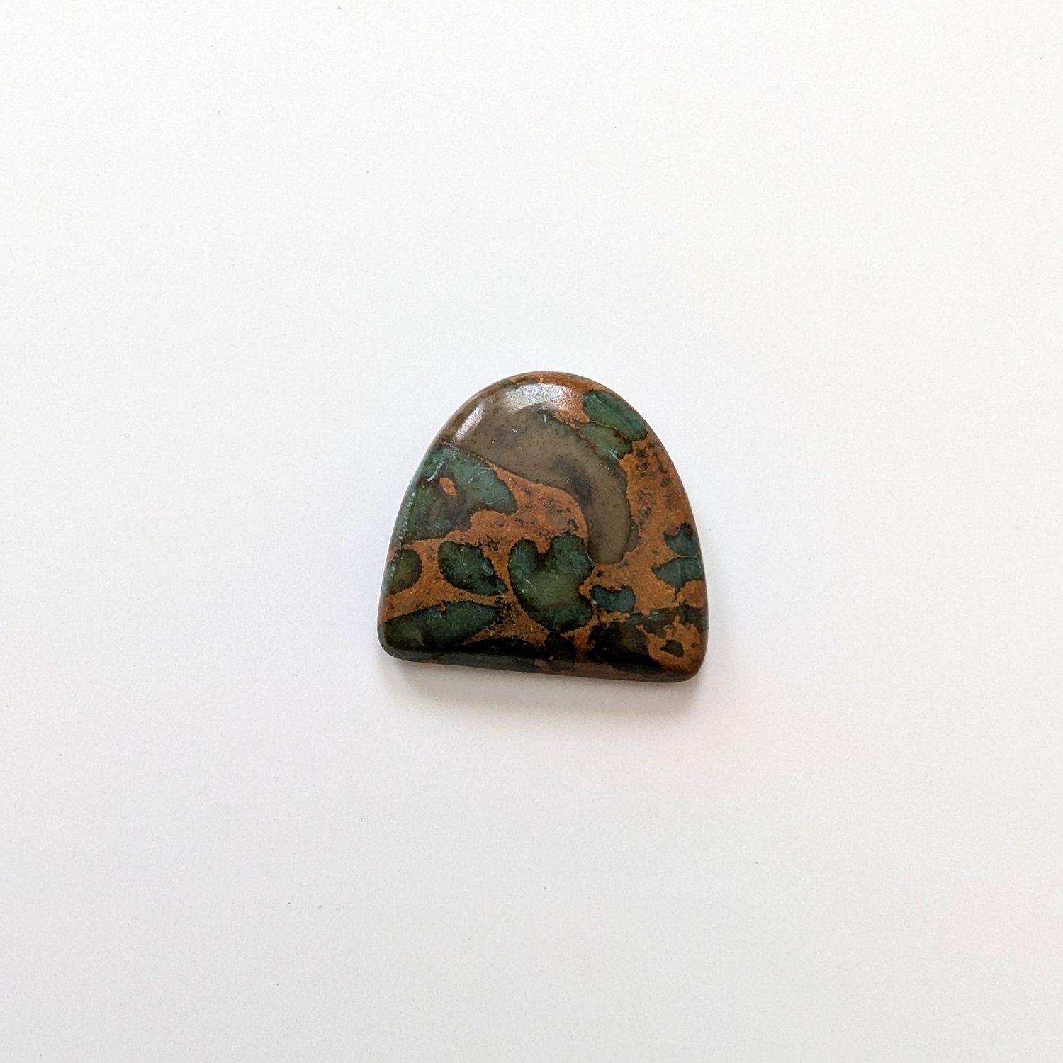 Free Form Fruit Jasper Cabochon - 20.4mm by 19.4mm - Image 2