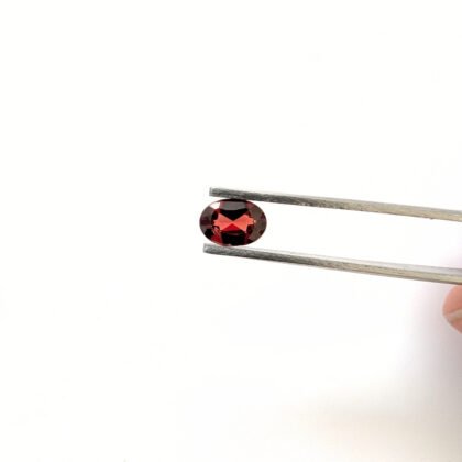 Red Almandine Garnet Oval - 7.1mm by 5.1mm