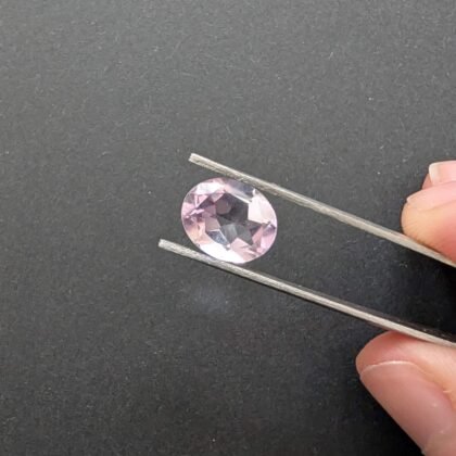 Pale Amethyst Oval - 11.1mm by 9.1mm