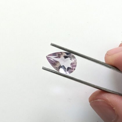 Pale Amethyst Teardrop - 11.8mm by 8.0mm