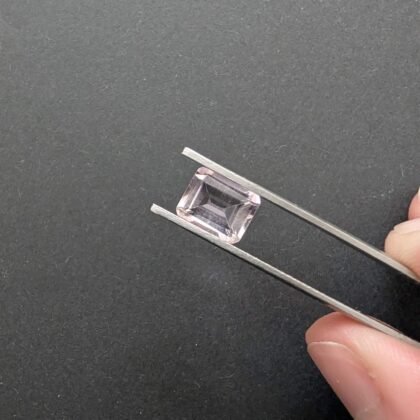 Lavender Amethyst Rectangle - 9.0mm by 7.1mm