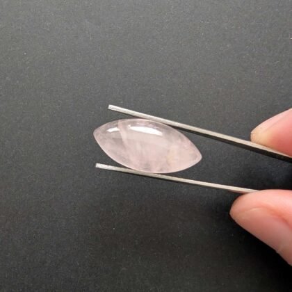 Rose Quartz Marquise Cabochon - 24.8mm by 11.7mm